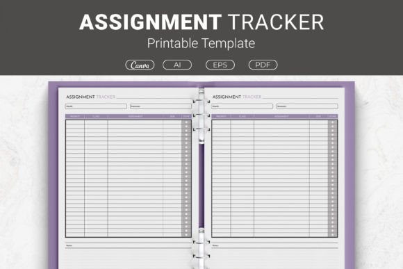 Assignment Tracker Printable Template: Stay Organized and On Top of Your Work