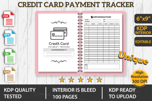 Credit Card Payment Tracker KDP: A Professional Tool for Modern Financial Management