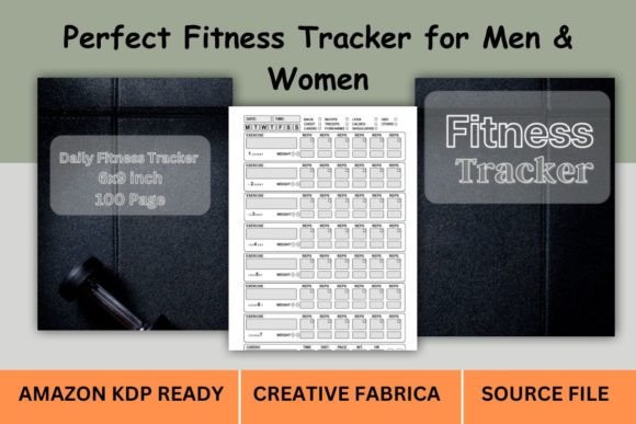 Daily Fitness Planner Interior Kdp COVER: Enhancing Visual Appeal for Kindle Books