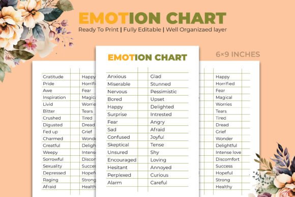 Emotion Chart Page Kdp Interior: A Comprehensive Guide