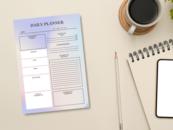 Gradient Modern Daily Planner: A Tool for the Future of Productivity