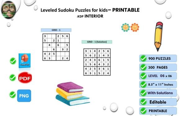 Leveled Sudoku Puzzles for Kids