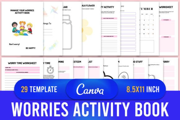 Printable Worries Activity Book Kids: A Practical Tool for Emotional Growth