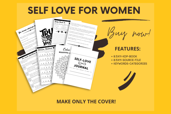 Self Love for Women Planner KDP Interior