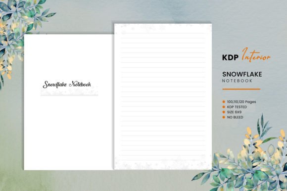 Snowflake Notebook KDP Interior: Streamline Your Content Workflow