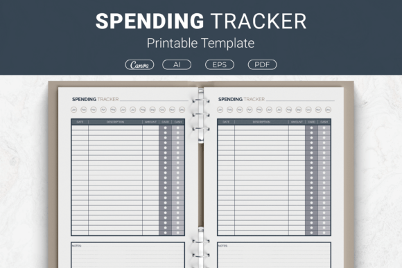 Spending Tracker Printable Template: A Simple Way to Take Control of Your Finances