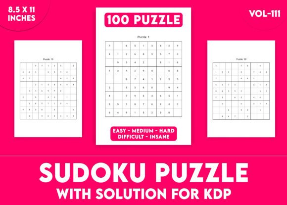 Sudoku Puzzles for KDP Interior Vol-111