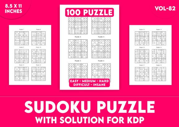 Sudoku Puzzles for KDP Interior Vol-82