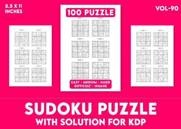 Sudoku Puzzles for KDP Interior Vol-90