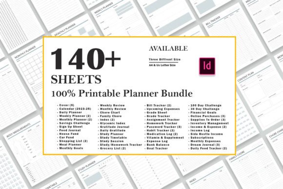 Ultimate Planner Bundle Pack Vol.40: A Comprehensive Guide to Organized Living