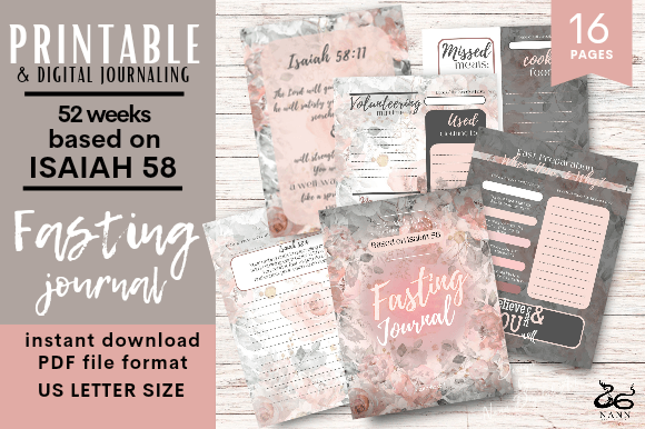Unlock Your Health Potential with the Fasting Journal Printable 371